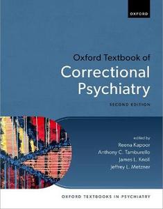 Oxford Textbook Of Correctional Psychiatry 2nd Edition Oxford Textbook Of Correctional Psychiatry 2nd Edition